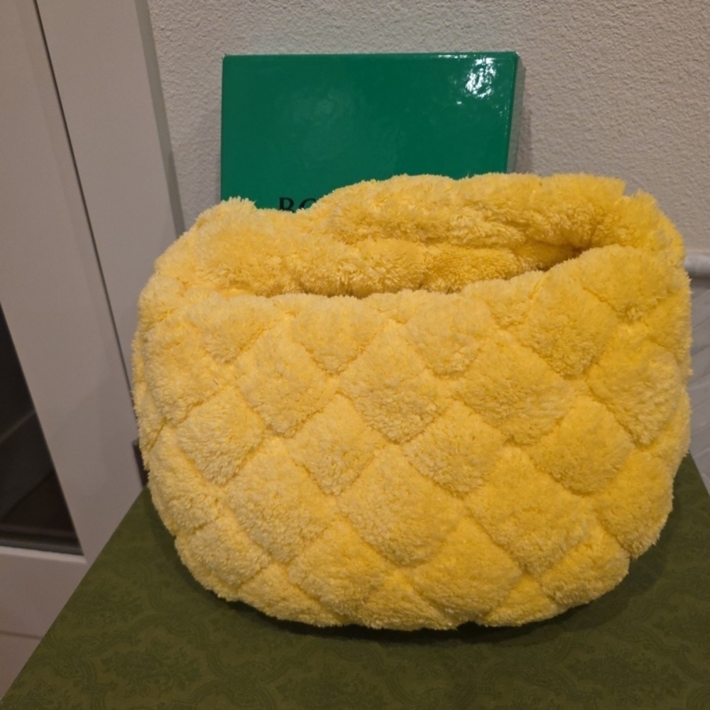 Bottega Veneta Yellow Quilted Jodie Large ( See Mesurements)